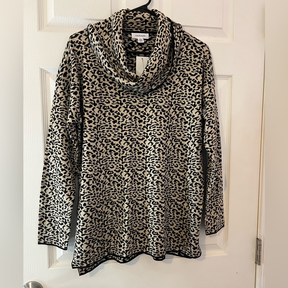 Calvin Klein cowl neck sweater women’s medium NWT